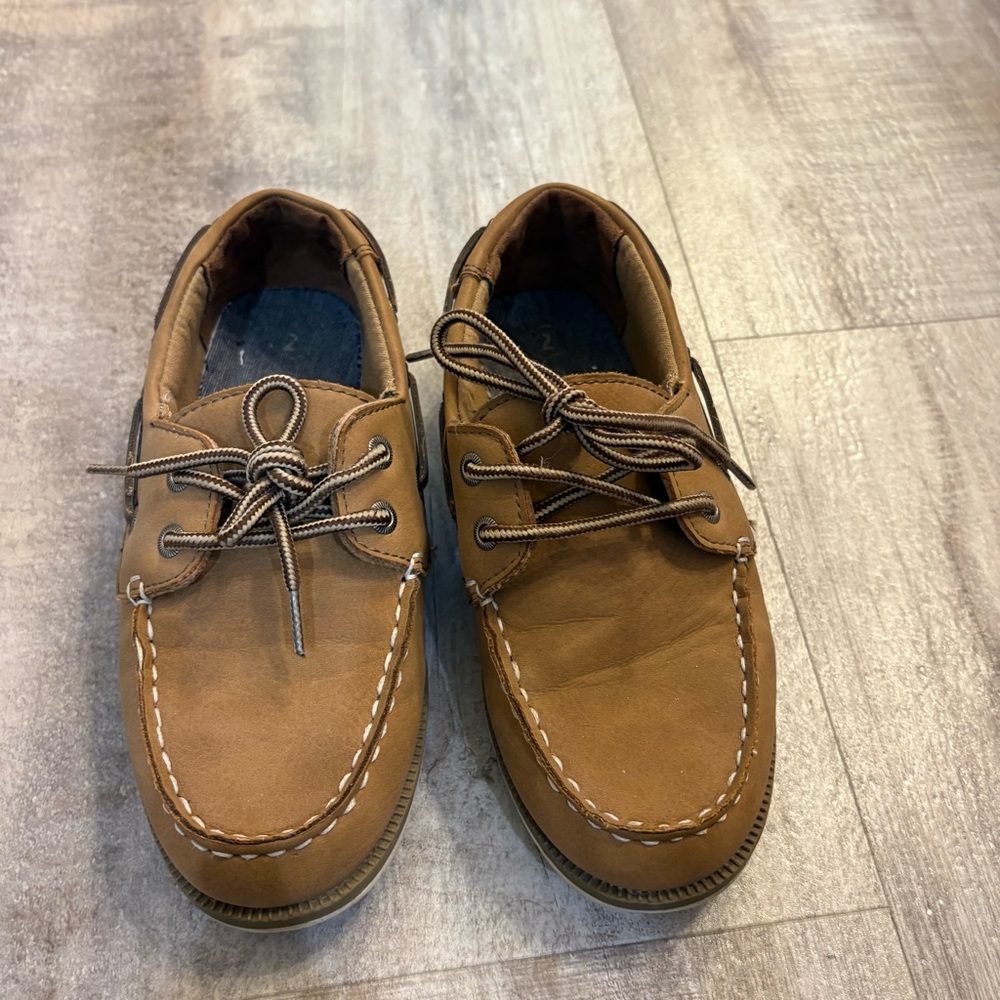 Cat & Jack Boys Boat Shoes Size 2